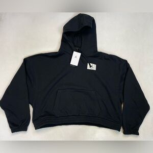 Nike Air Jordan Essentials Fleece Pullover Hoodie Women XL Black DD6998 010 NWT